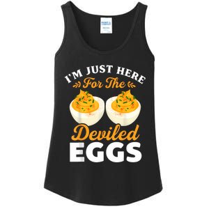 IM Just Here For The Deviled Eggs Ladies Essential Tank