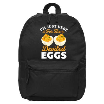 IM Just Here For The Deviled Eggs 16 in Basic Backpack