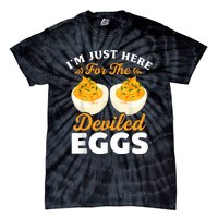 IM Just Here For The Deviled Eggs Tie-Dye T-Shirt