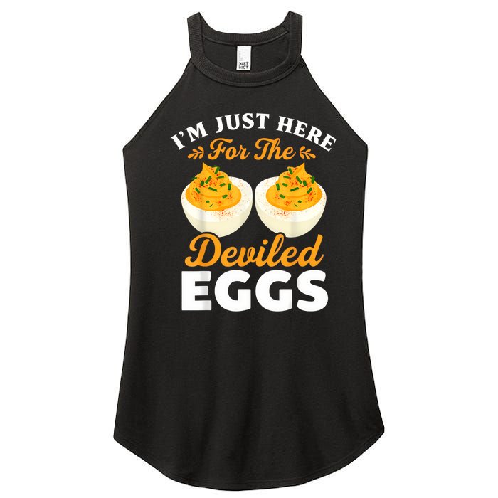 IM Just Here For The Deviled Eggs Women's Perfect Tri Rocker Tank