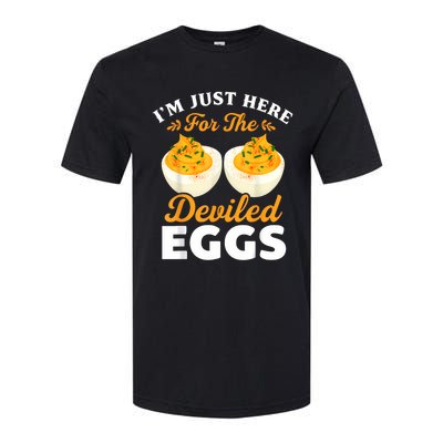 IM Just Here For The Deviled Eggs Softstyle CVC T-Shirt