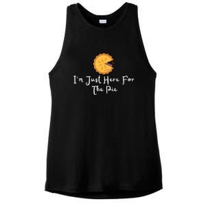 Im Just Here For The Pie Ladies PosiCharge Tri-Blend Wicking Tank