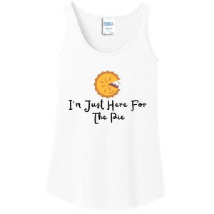 Im Just Here For The Pie Ladies Essential Tank