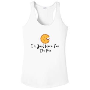 Im Just Here For The Pie Ladies PosiCharge Competitor Racerback Tank