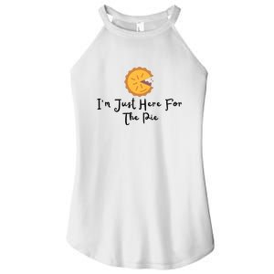 Im Just Here For The Pie Women's Perfect Tri Rocker Tank