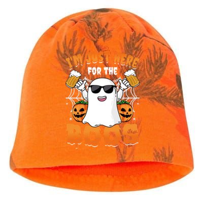 IM Just Here For The Boos Party Funny Halloween Ghost Cute Gift Kati - Camo Knit Beanie