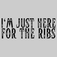Im Just Here For The Ribs BBQ Grill Smoker Barbecue Chef Cooling Performance Crew T-Shirt
