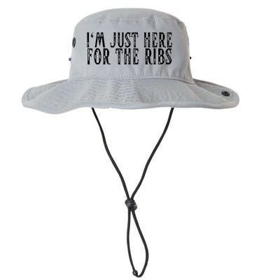 Im Just Here For The Ribs BBQ Grill Smoker Barbecue Chef Legacy Cool Fit Booney Bucket Hat