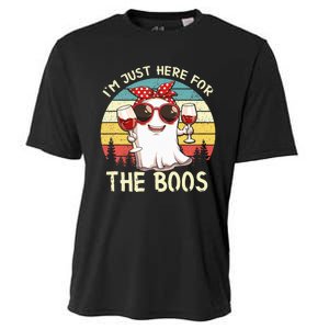 Im Just Here For The Boos Funny Halloween Cooling Performance Crew T-Shirt