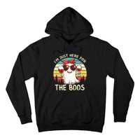 Im Just Here For The Boos Funny Halloween Hoodie