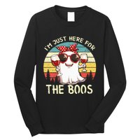 Im Just Here For The Boos Funny Halloween Long Sleeve Shirt