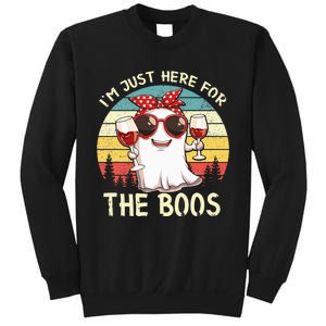 Im Just Here For The Boos Funny Halloween Sweatshirt