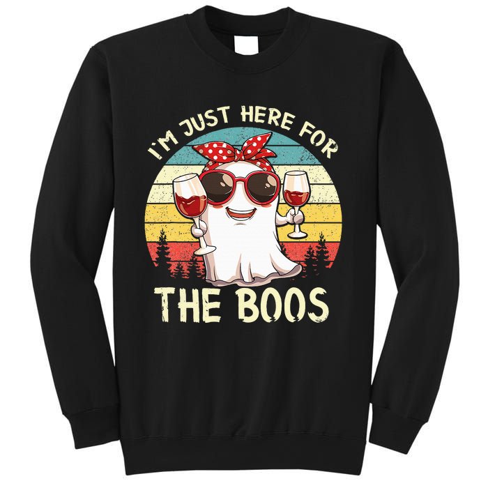 Im Just Here For The Boos Funny Halloween Sweatshirt