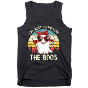 Im Just Here For The Boos Funny Halloween Tank Top