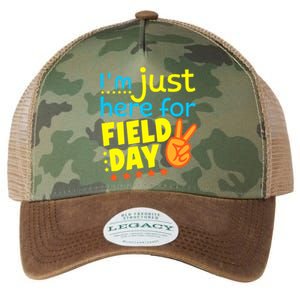 IM Just Here For Field Day 2024 For Teacher Field Day Great Gift Legacy Tie Dye Trucker Hat