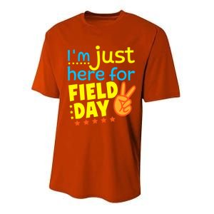 IM Just Here For Field Day 2024 For Teacher Field Day Great Gift Performance Sprint T-Shirt