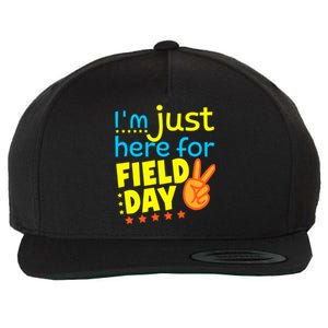 IM Just Here For Field Day 2024 For Teacher Field Day Great Gift Wool Snapback Cap