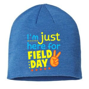 IM Just Here For Field Day 2024 For Teacher Field Day Great Gift Sustainable Beanie