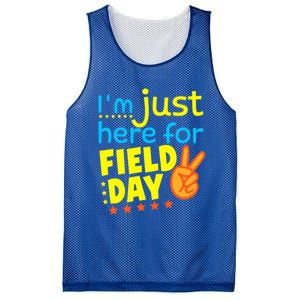 IM Just Here For Field Day 2024 For Teacher Field Day Great Gift Mesh Reversible Basketball Jersey Tank