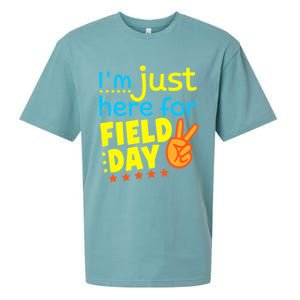 IM Just Here For Field Day 2024 For Teacher Field Day Great Gift Sueded Cloud Jersey T-Shirt