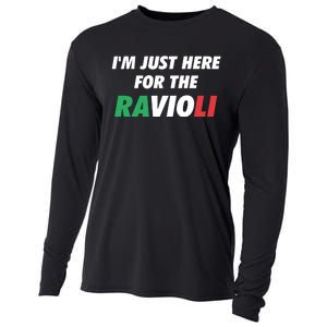 Im Just Here For The Ravioli Italian Food Cooling Performance Long Sleeve Crew