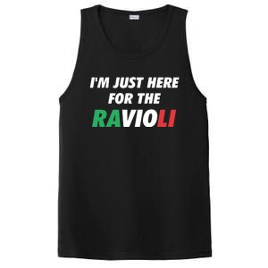 Im Just Here For The Ravioli Italian Food PosiCharge Competitor Tank