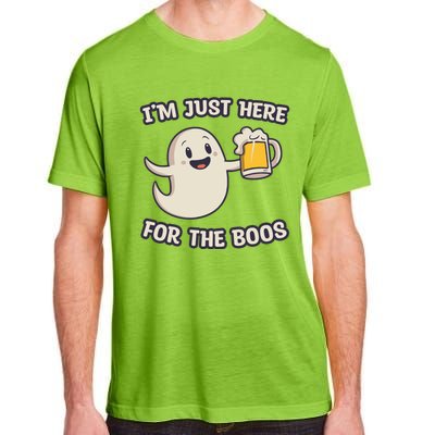 IM Just Here For The Boos Halloween Ghost Ing Beer Cool Gift Adult ChromaSoft Performance T-Shirt