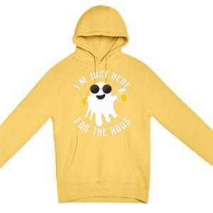 IM Just Here For The Boos For Halloween Premium Pullover Hoodie