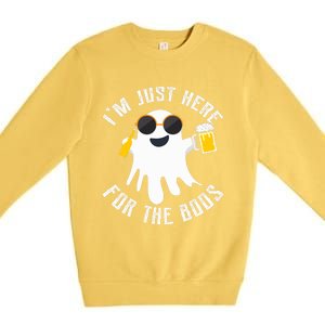 IM Just Here For The Boos For Halloween Premium Crewneck Sweatshirt