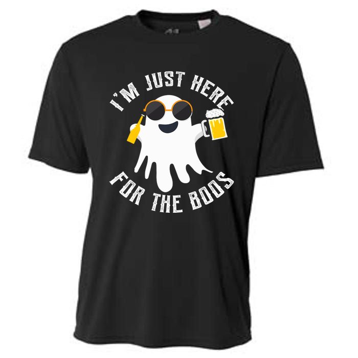 IM Just Here For The Boos For Halloween Cooling Performance Crew T-Shirt