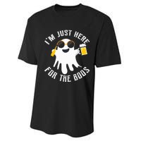 IM Just Here For The Boos For Halloween Performance Sprint T-Shirt