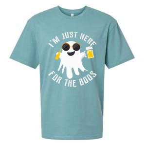 IM Just Here For The Boos For Halloween Sueded Cloud Jersey T-Shirt