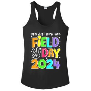 IM Just Here For Field Day 2024 For Teacher Field Day Gift Ladies PosiCharge Competitor Racerback Tank