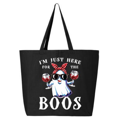 IM Just Here For The Boos Funny Drinking Halloween Costume 25L Jumbo Tote