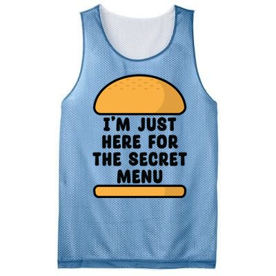 Im Just Here For The Secret U Novelty Word Design Meaningful Gift Mesh Reversible Basketball Jersey Tank