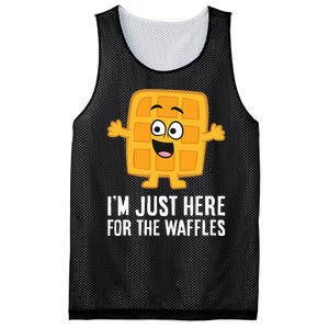 IM Just Here For The Waffles Mesh Reversible Basketball Jersey Tank