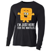 IM Just Here For The Waffles Cooling Performance Long Sleeve Crew