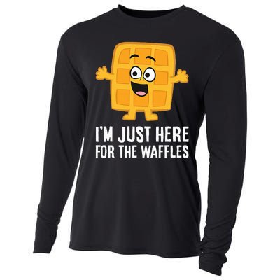 IM Just Here For The Waffles Cooling Performance Long Sleeve Crew