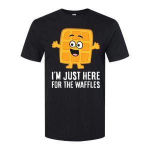 IM Just Here For The Waffles Softstyle CVC T-Shirt