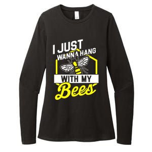 I Just Hang With My Bees Womens CVC Long Sleeve Shirt