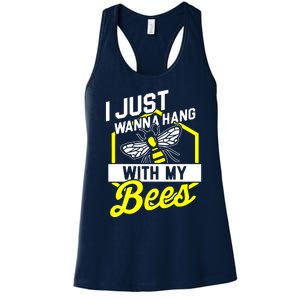 I Just Hang With My Bees Women's Racerback Tank