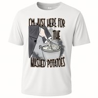 I'm Just Here For The Mashed Potatoes Cute Thanksgiving Food Cooling Performance Crew T-Shirt