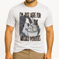 I'm Just Here For The Mashed Potatoes Cute Thanksgiving Food Cooling Performance Crew T-Shirt