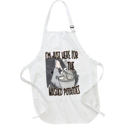 I'm Just Here For The Mashed Potatoes Cute Thanksgiving Food Apron
