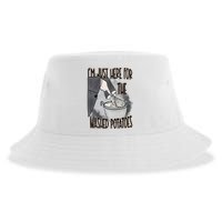 I'm Just Here For The Mashed Potatoes Cute Thanksgiving Food Sustainable Bucket Hat