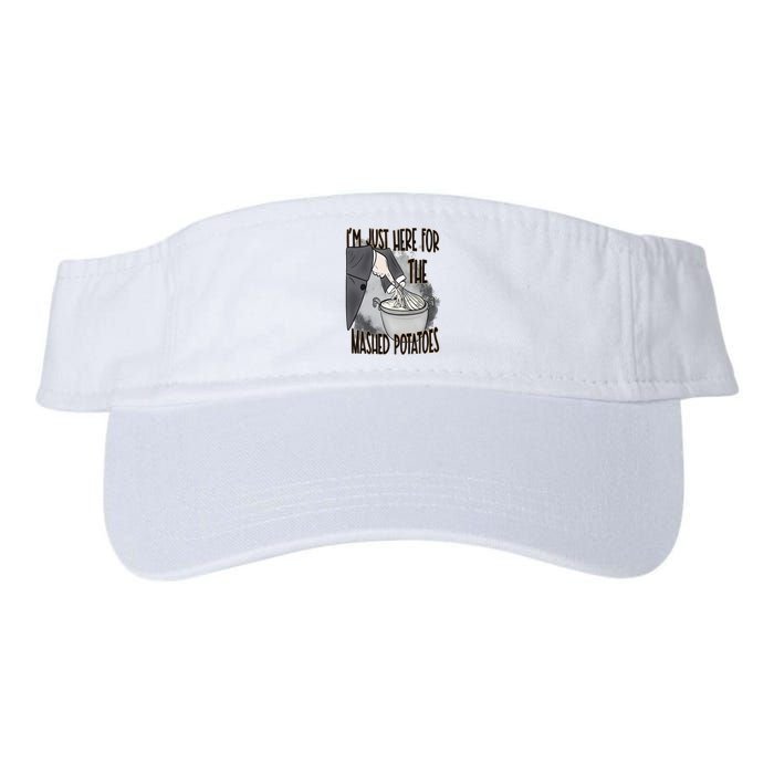 I'm Just Here For The Mashed Potatoes Cute Thanksgiving Food Visor
