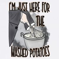 I'm Just Here For The Mashed Potatoes Cute Thanksgiving Food Visor