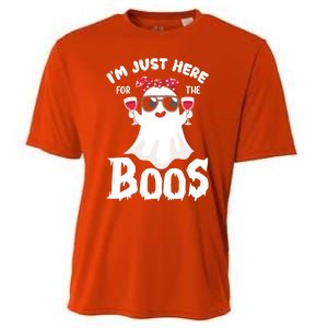 IM Just Here For The Boos Funny Ing Halloween Costume Gift Cooling Performance Crew T-Shirt