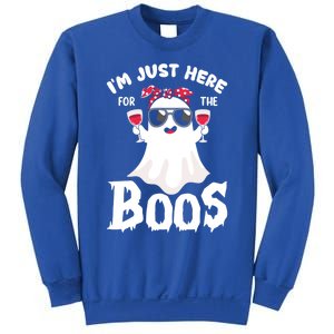 IM Just Here For The Boos Funny Ing Halloween Costume Gift Sweatshirt