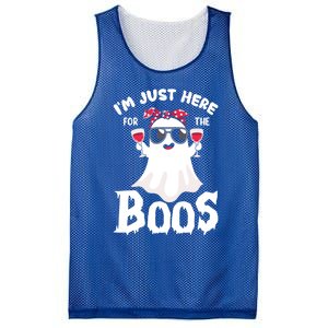 IM Just Here For The Boos Funny Ing Halloween Costume Gift Mesh Reversible Basketball Jersey Tank